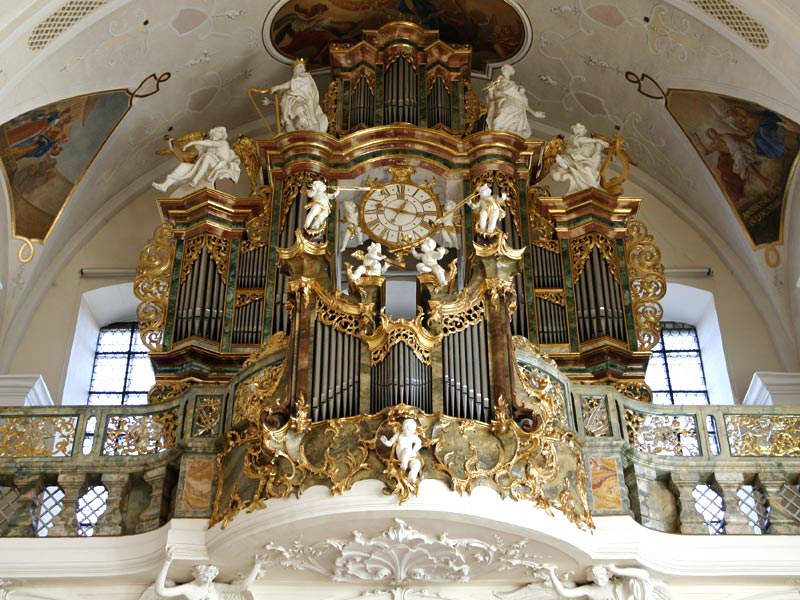 Die prachtvolle Orgel 